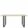 70/70 Eettafel Massief Eiken
