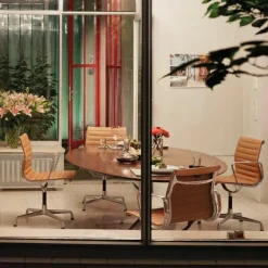 Aluminium Chair EA 104, draaibaar