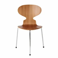 Ant Stoel Naturel Fineer, Drie Poten
