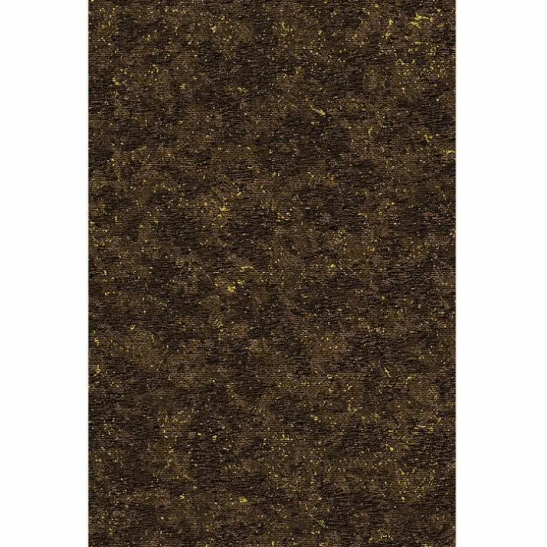 Bearded Leopard Behang Blackened Gold