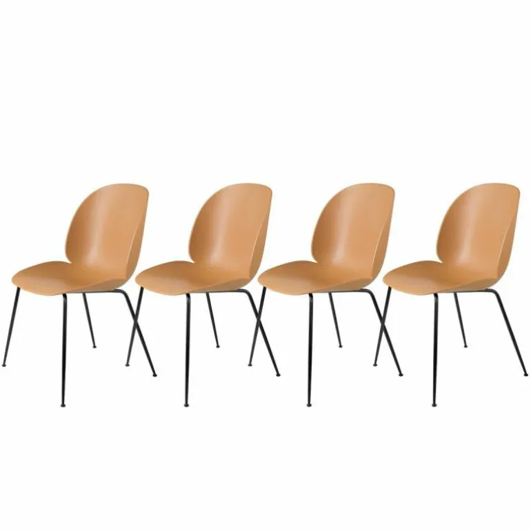 Beetle Stoel Un-upholstered Black Base