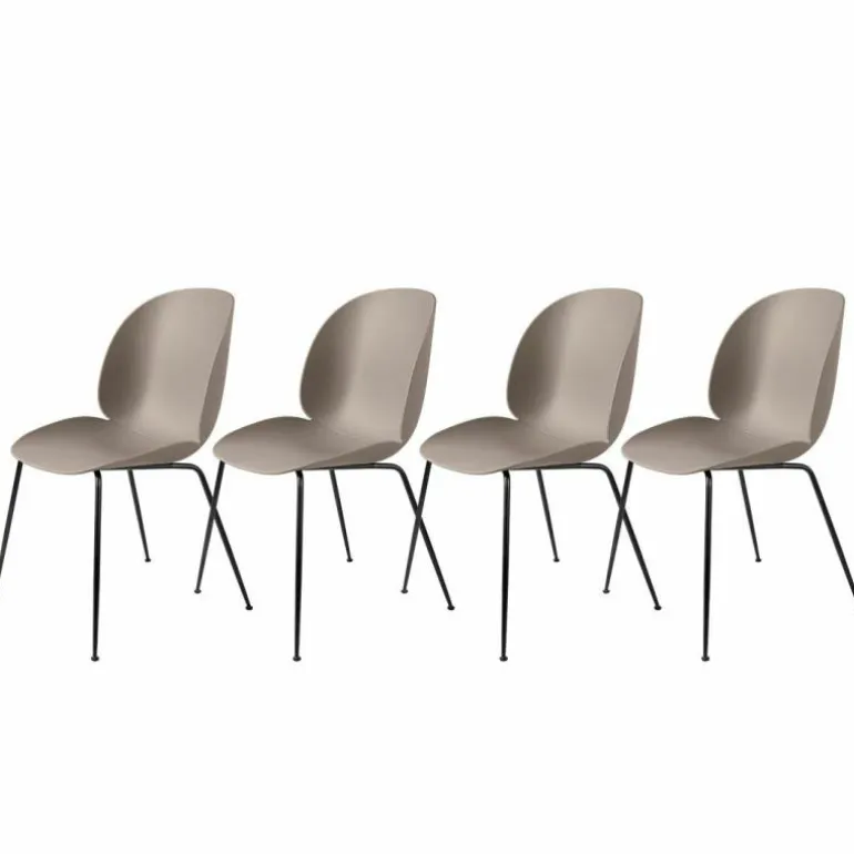 Beetle Stoel Un-upholstered Black Base