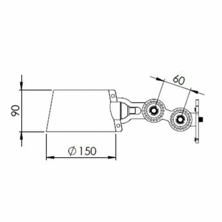 Bolt Wandlamp Side Fit Mini