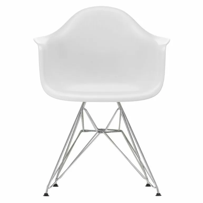 Eames Plastic Chair DAR Chroom Onderstel