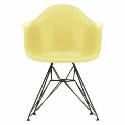 Eames Plastic Chair DAR Zwart Onderstel