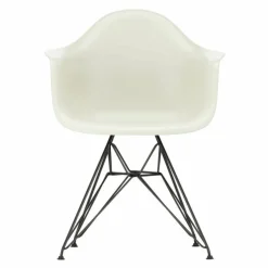 Eames Plastic Chair DAR Zwart Onderstel
