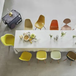 Eames Plastic Chair DAW Esdoorn Donker