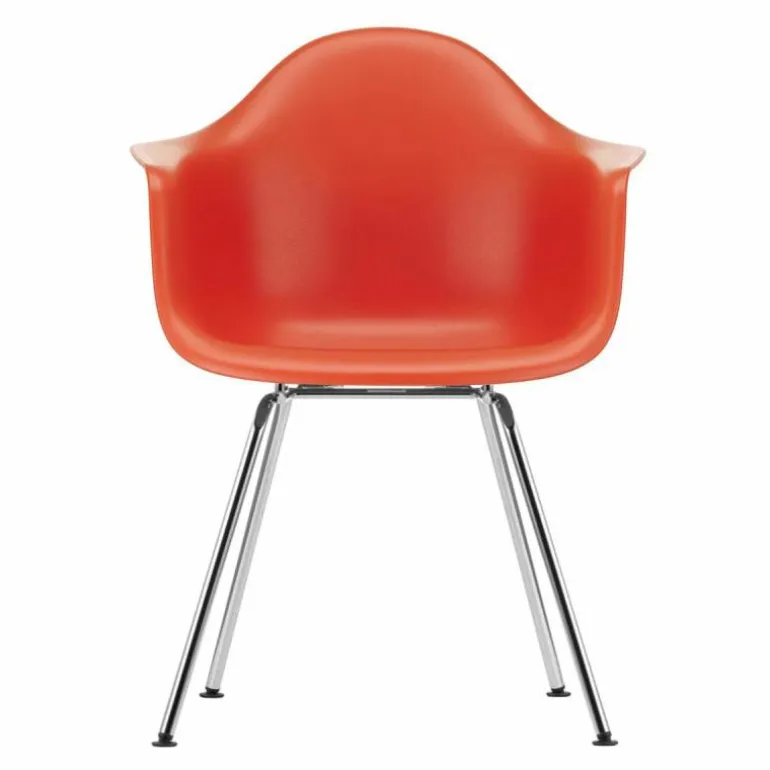 Eames Plastic Chair DAX Chroom Onderstel