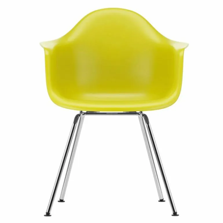 Eames Plastic Chair DAX Chroom Onderstel
