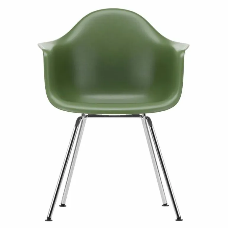 Eames Plastic Chair DAX Chroom Onderstel