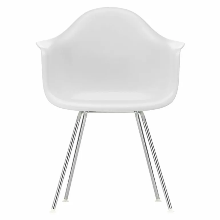 Eames Plastic Chair DAX Chroom Onderstel