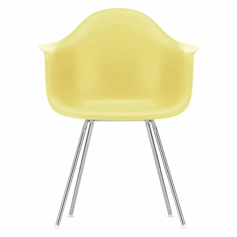Eames Plastic Chair DAX Chroom Onderstel