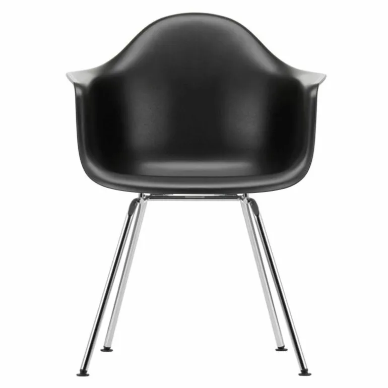 Eames Plastic Chair DAX Chroom Onderstel