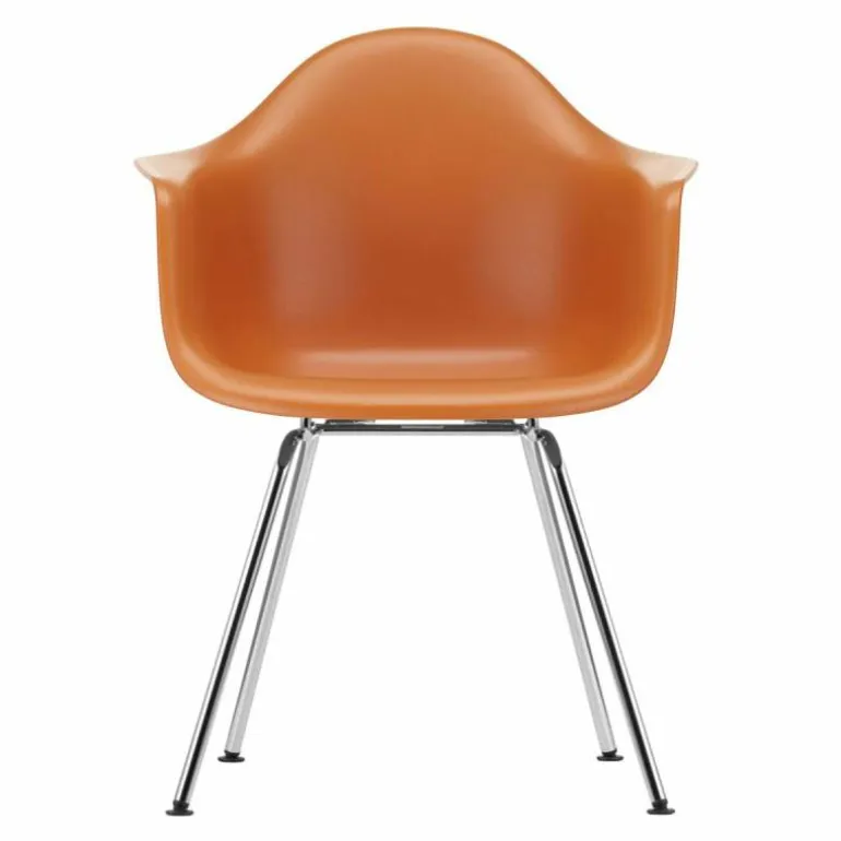 Eames Plastic Chair DAX Chroom Onderstel