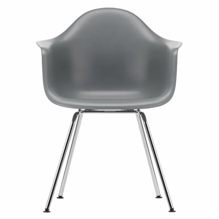 Eames Plastic Chair DAX Chroom Onderstel