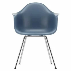 Eames Plastic Chair DAX Chroom Onderstel