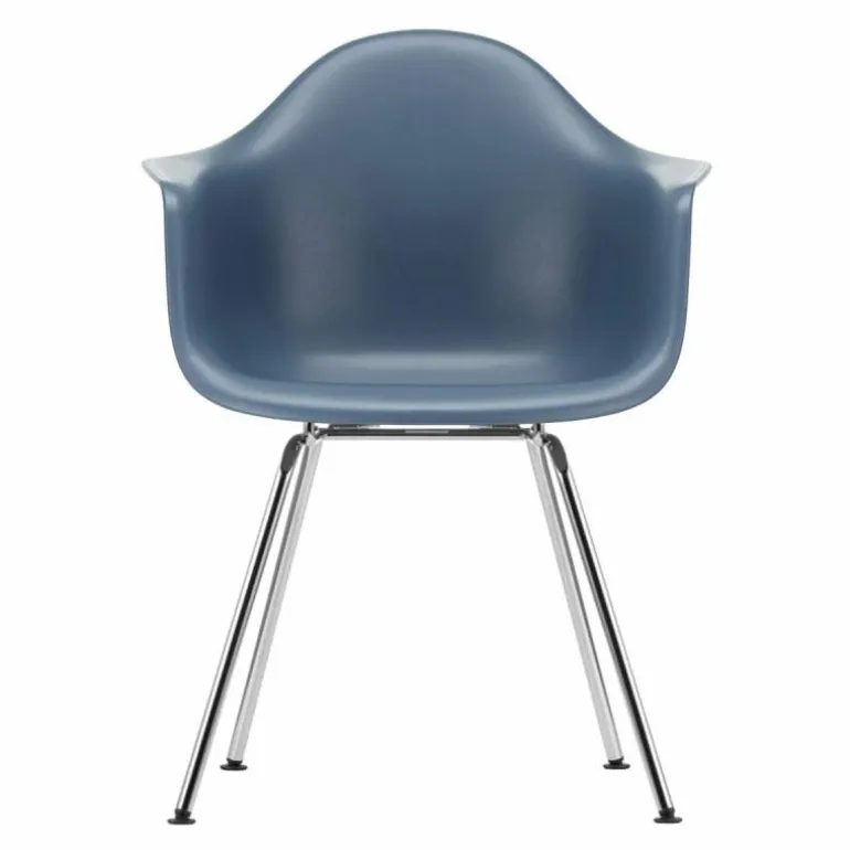 Eames Plastic Chair DAX Chroom Onderstel