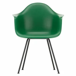Eames Plastic Chair DAX Zwart Onderstel