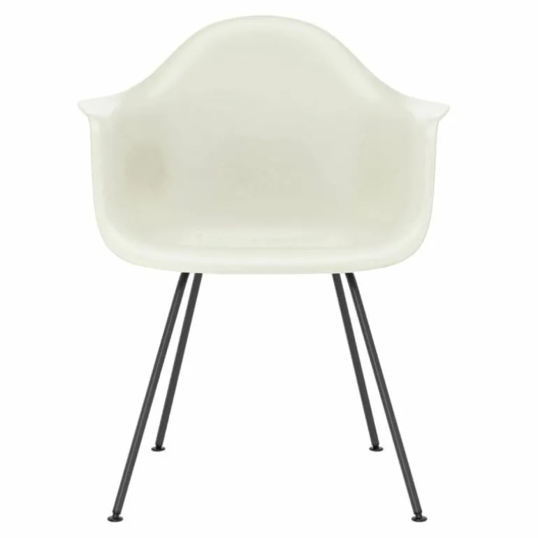 Eames Plastic Chair DAX Zwart Onderstel
