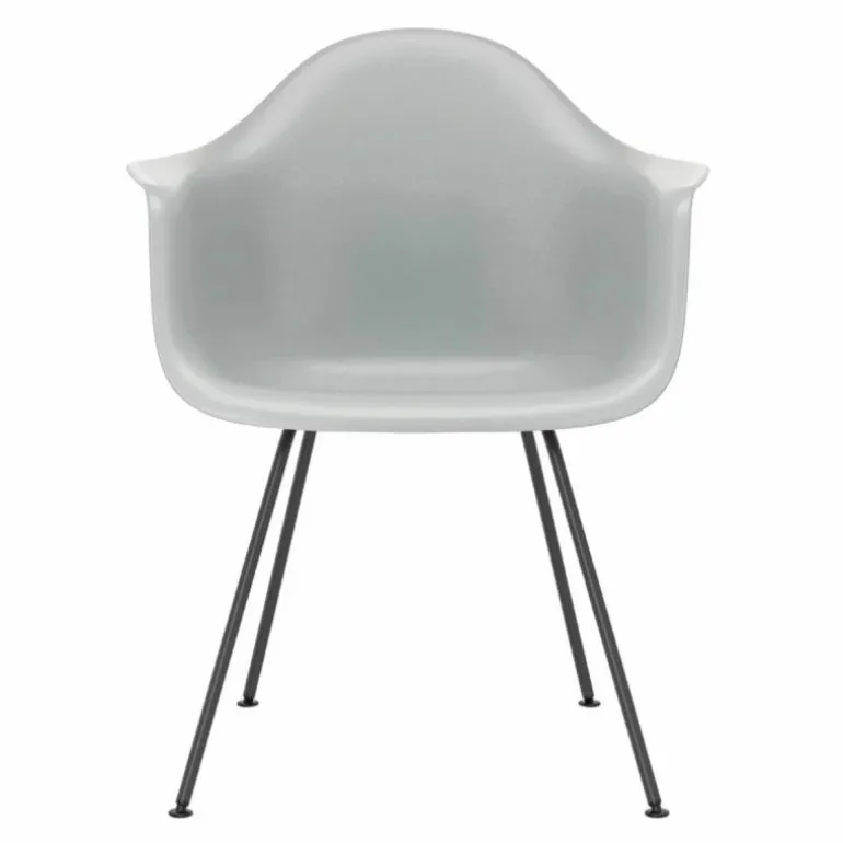 Eames Plastic Chair DAX Zwart Onderstel