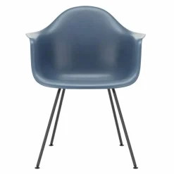 Eames Plastic Chair DAX Zwart Onderstel