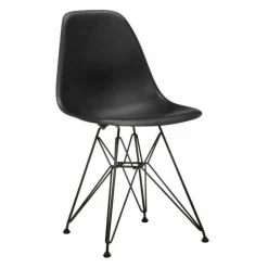 Eames Plastic Chair DSR Zwart