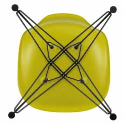 Eames Plastic Chair DSR Zwart