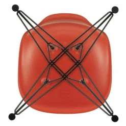 Eames Plastic Chair DSR Zwart