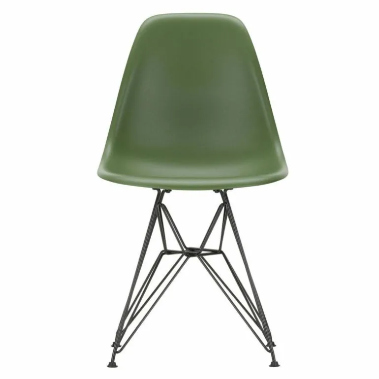 Eames Plastic Chair DSR Zwart
