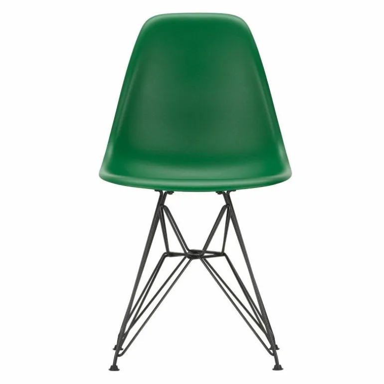 Eames Plastic Chair DSR Zwart