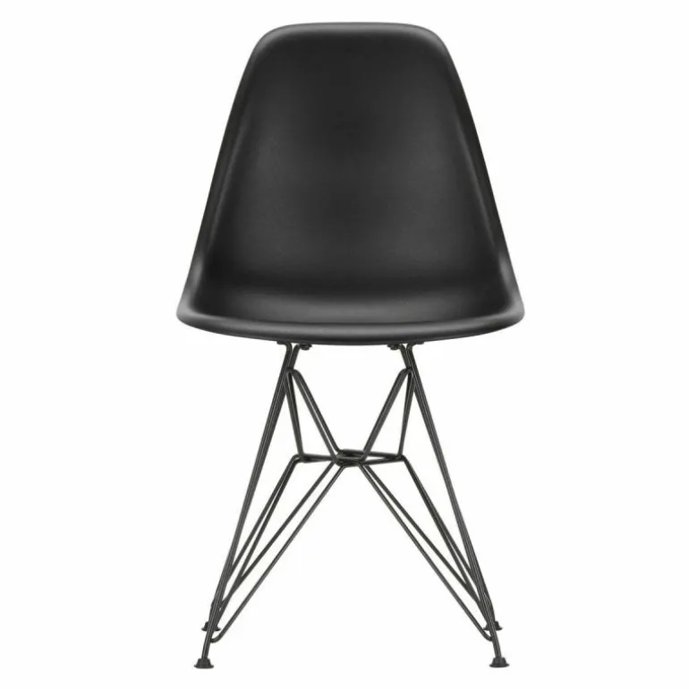 Eames Plastic Chair DSR Zwart