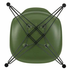 Eames Plastic Chair DSR Zwart