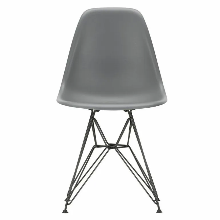 Eames Plastic Chair DSR Zwart