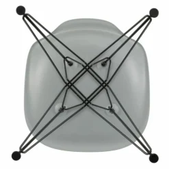 Eames Plastic Chair DSR Zwart
