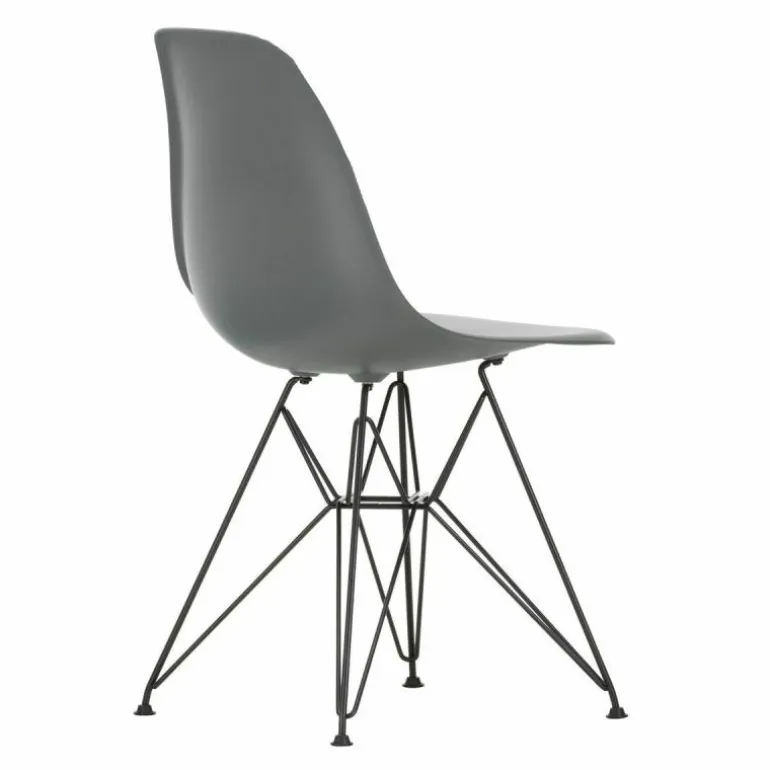 Eames Plastic Chair DSR Zwart
