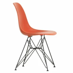 Eames Plastic Chair DSR Zwart