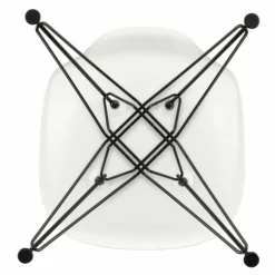 Eames Plastic Chair DSR Zwart