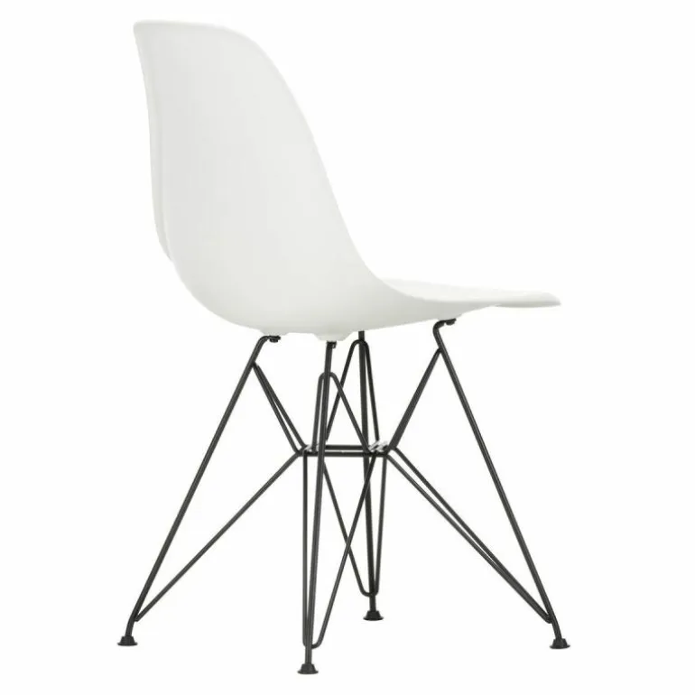 Eames Plastic Chair DSR Zwart