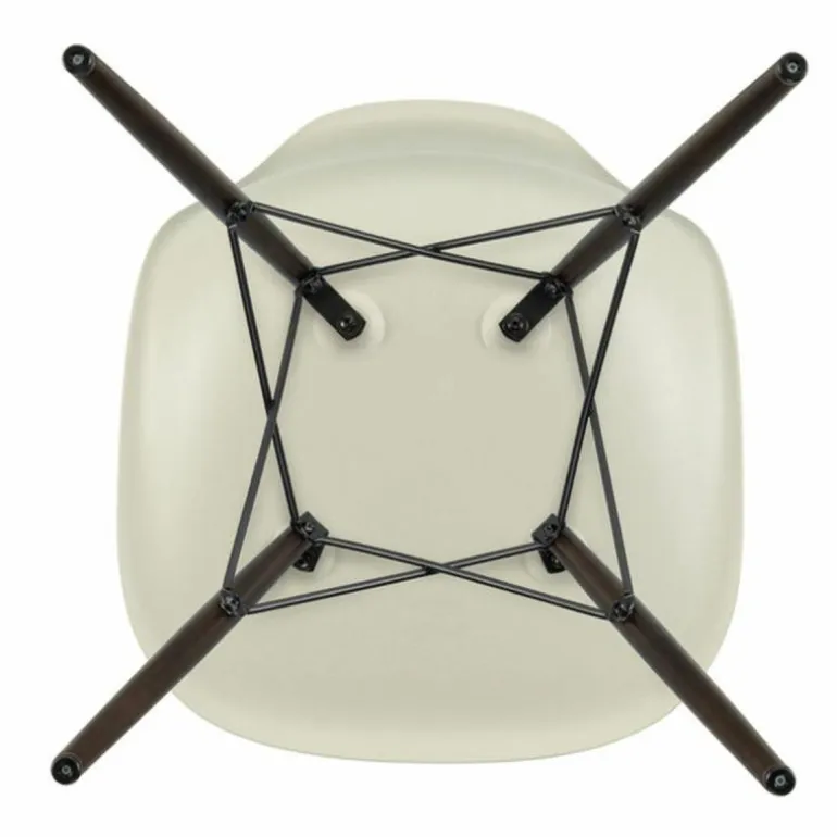 Eames Plastic Chair DSW Stoel Esdoorn Donker