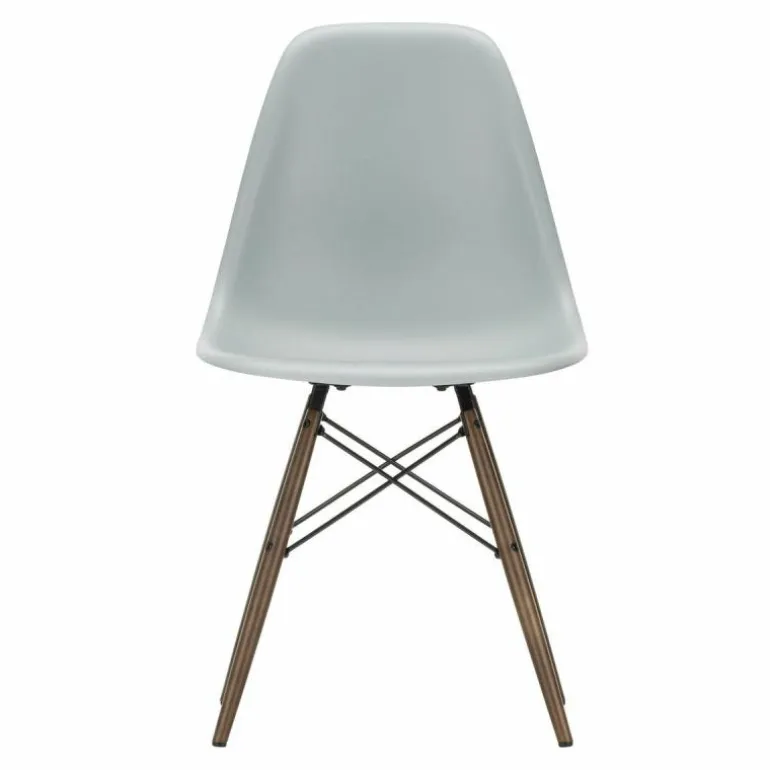 Eames Plastic Chair DSW Stoel Esdoorn Donker