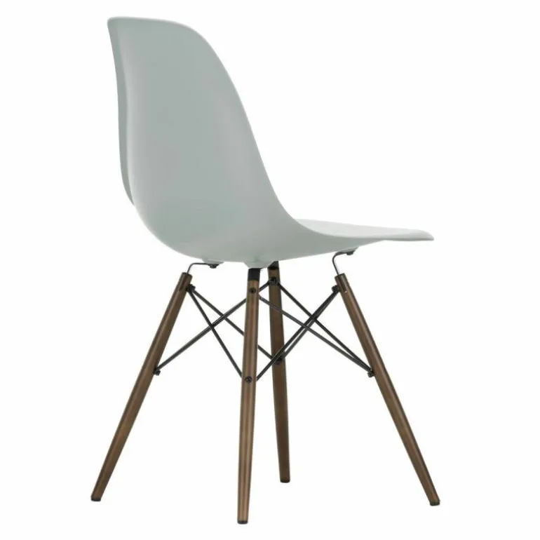 Eames Plastic Chair DSW Stoel Esdoorn Donker