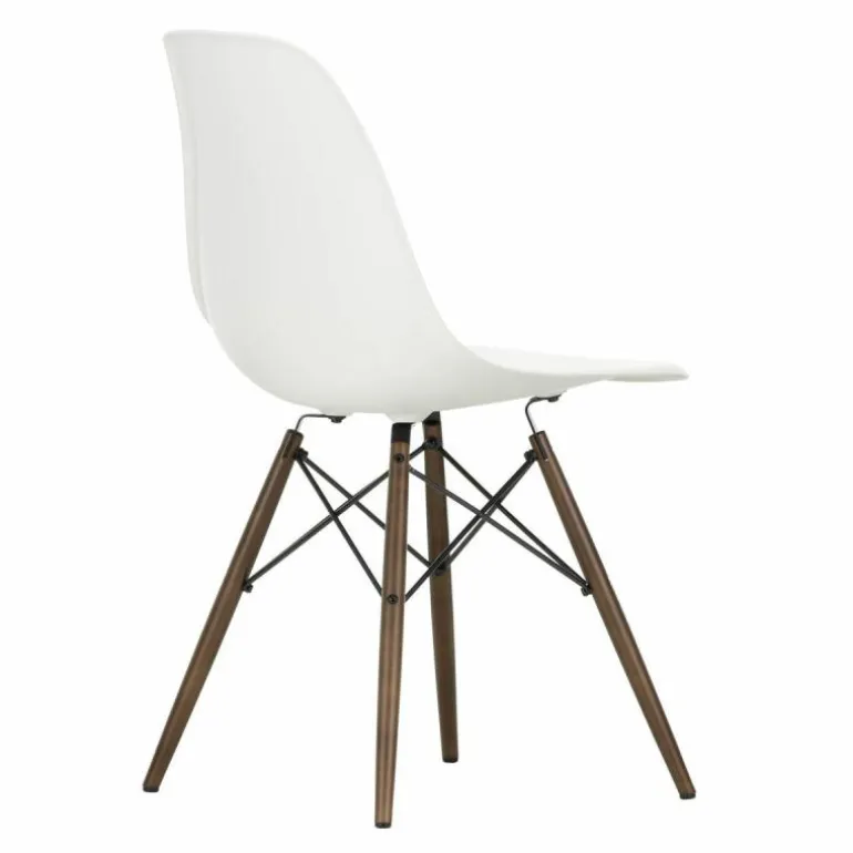 Eames Plastic Chair DSW Stoel Esdoorn Donker