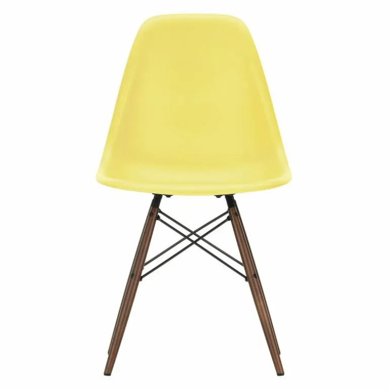 Eames Plastic Chair DSW Stoel Esdoorn Donker
