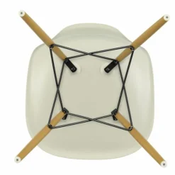Eames Plastic Chair DSW Stoel Esdoorn Gelig
