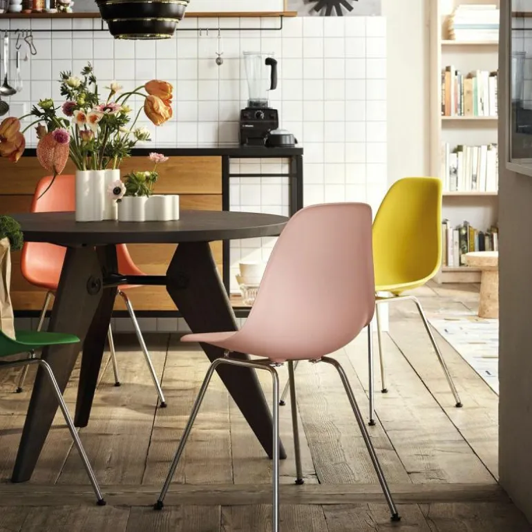 Eames Plastic Chair DSX Chroom