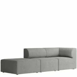 Eave Modular 3-zits Bank Met Poef