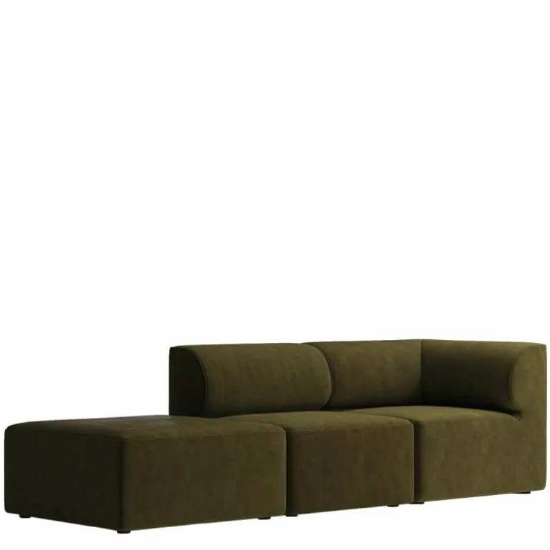 Eave Modular 3-zits Bank Met Poef