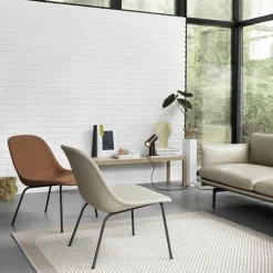 Fiber Fauteuil - Stalen Onderstel
