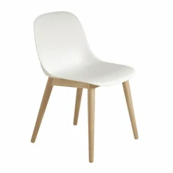 Fiber Side Chair Stoel - Houten Onderstel