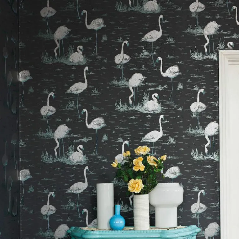Flamingos Behang